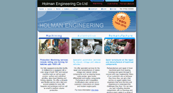 Desktop Screenshot of holman-engineering.co.uk