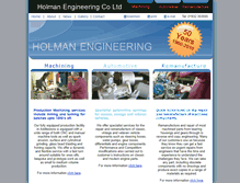 Tablet Screenshot of holman-engineering.co.uk